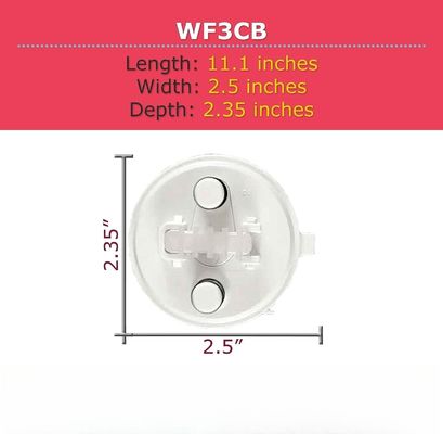 냉장고 물 필터 WF3CB 교체 하얀 1 가구 사전 필터링을 위해 카운트